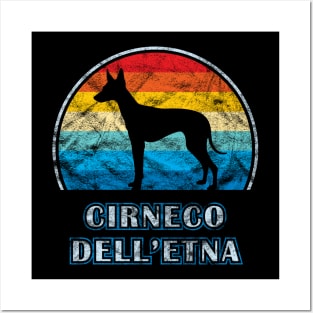 Cirneco dell'Etna Vintage Design Dog Posters and Art